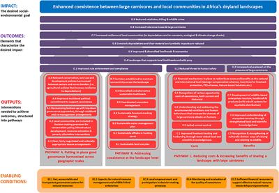 Fostering Coexistence Between People and Large Carnivores in Africa: Using a Theory of Change to Identify Pathways to Impact and Their Underlying Assumptions